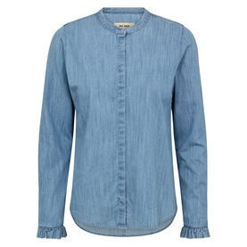 Mos Mosh Mattie Denim Skjorte, Mid Blue 